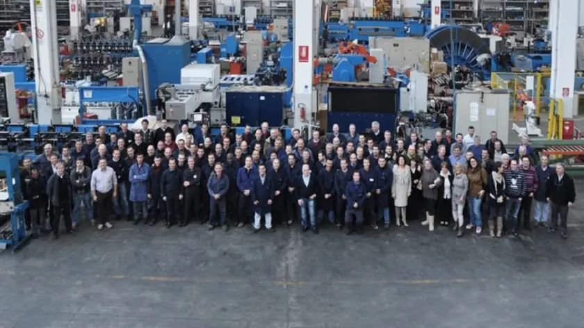 Foto di gruppo del team della Pm Performing di Casale sul Sile
