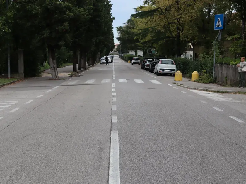 Il luogo dell'incidente costato la vita all'anziana