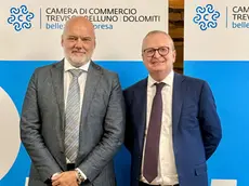 A sinistra Paolo Marcon con il presidente della Camera di Commercio Francesco De Bettin
