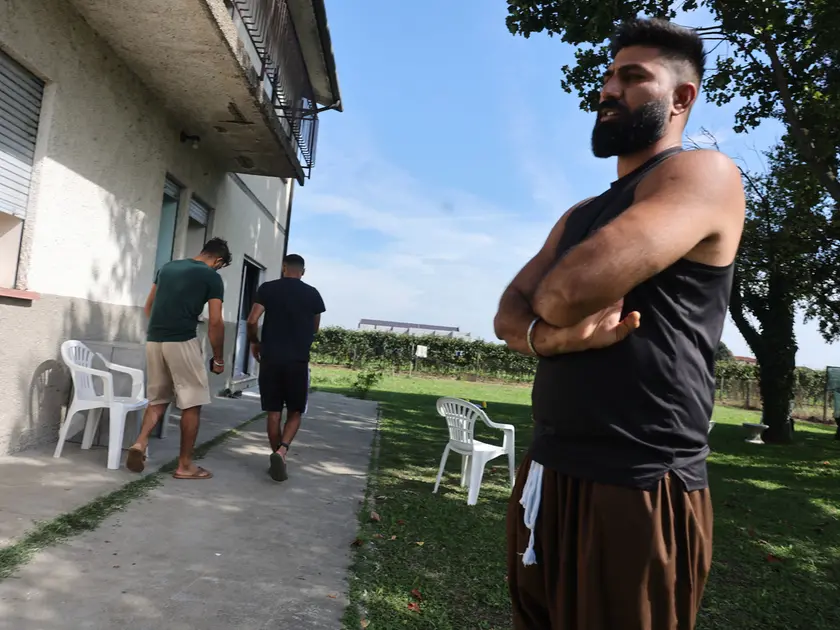 La casa dove erano domiciliati i due presunti assassini