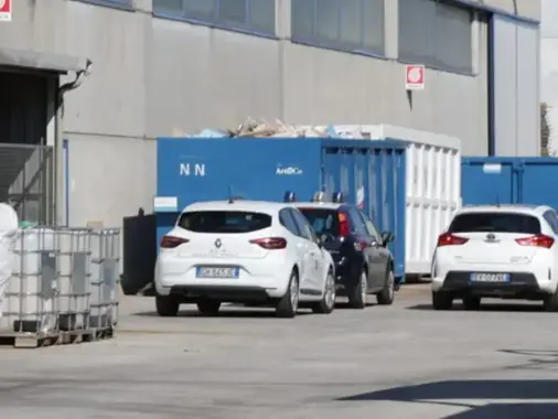 L'azienda dove si è verificato l'incidente sul lavoro (fotofilm)