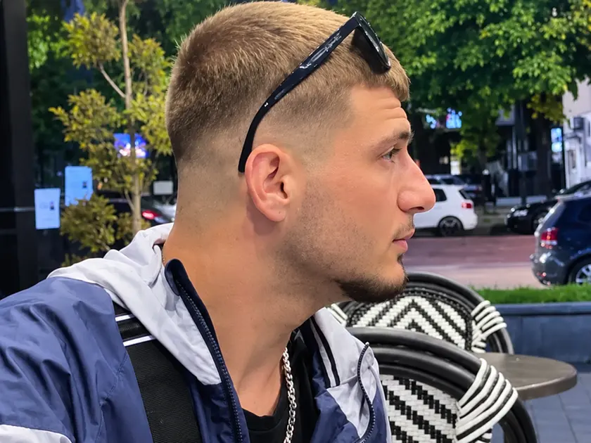 La vittima Kujtim Osmani