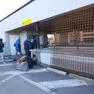 Lo sgombero al park Appiani di Treviso (foto d'archivio)