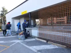Lo sgombero al park Appiani di Treviso (foto d'archivio)