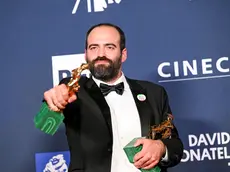 Francesco Sossai durante la cerimonia di premiazione della 71^ edizione dei David di Donatello a Roma