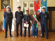 La cerimonia in Comune