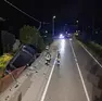 La scena dell'incidente a Morgano