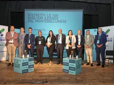 I relatori dell’evento sul palco del Teatro Maffioli (Foto Macca)