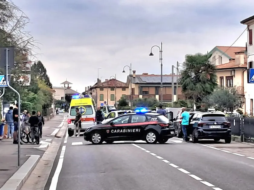L'intervento dei carabinieri a Cornuda