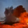 L'incendio scoppiato a Borso del Grappa