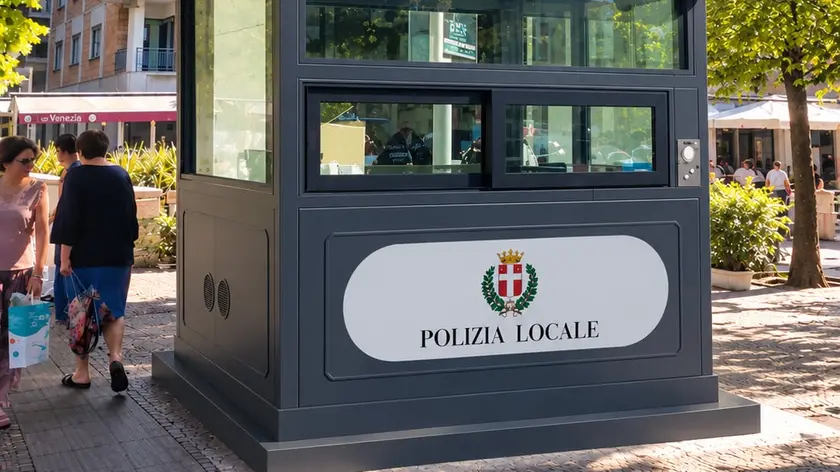 Il futuro presidio delle forze dell'ordine in via Roma
