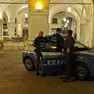 La polizia in piazza dei Signori dopo l'accoltellamento