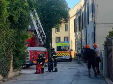 I soccorsi in via Lotto a Treviso