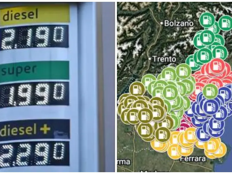I prezzi in una stazione di servizio Eni e la nostra mappa interattiva
