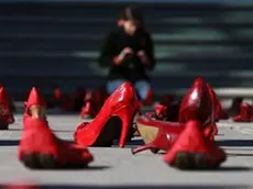 Una manifestazione contro la violenza sulle donne