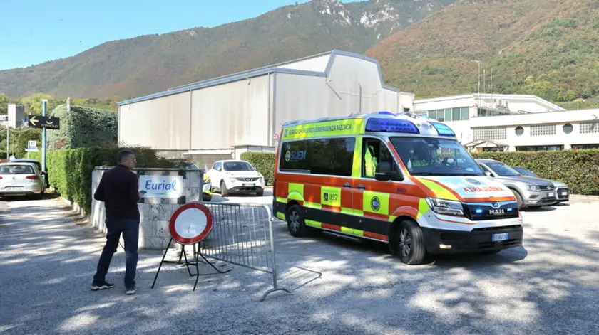 Il Suem sul luogo dell'incidente (foto Macca)
