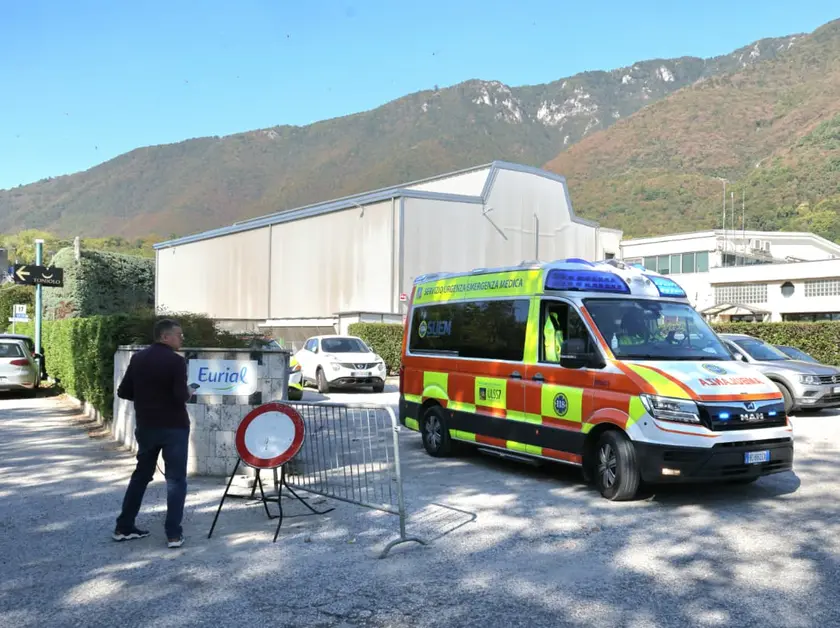 Il Suem sul luogo dell'incidente (foto Macca)