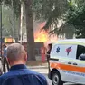 L'incendio allo Iov di Padova