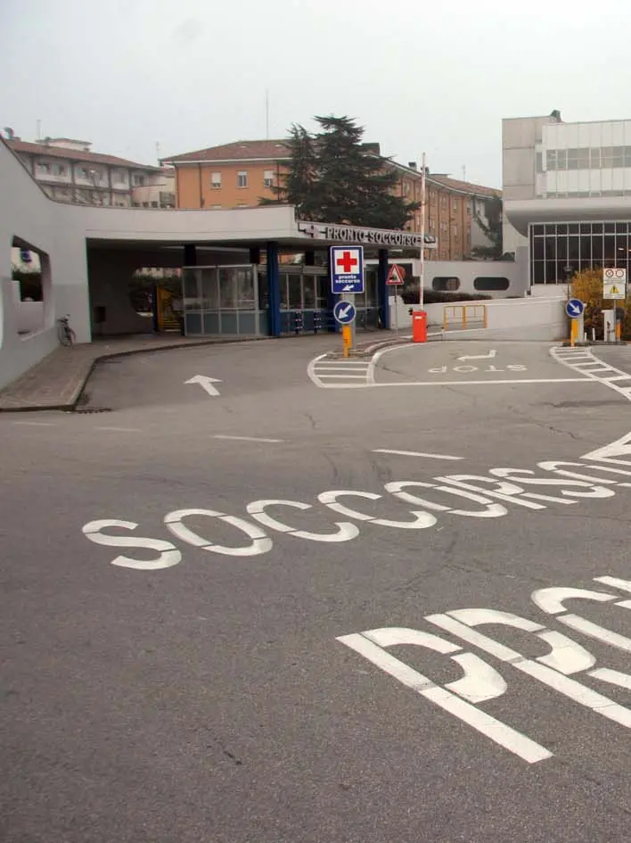 L'ingresso del Pronto soccorso dell'ospedale di Treviso