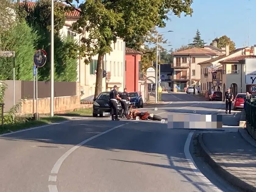 L'incidente mortale avvenuto in Callalta prima del bivio di Lanzago