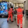 L'uomo è stato portato al Ca' Foncello
