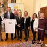 Il sindaco Conte e l’assessore Sernagiotto con i rappresentanti delle istituzioni coinvolte
