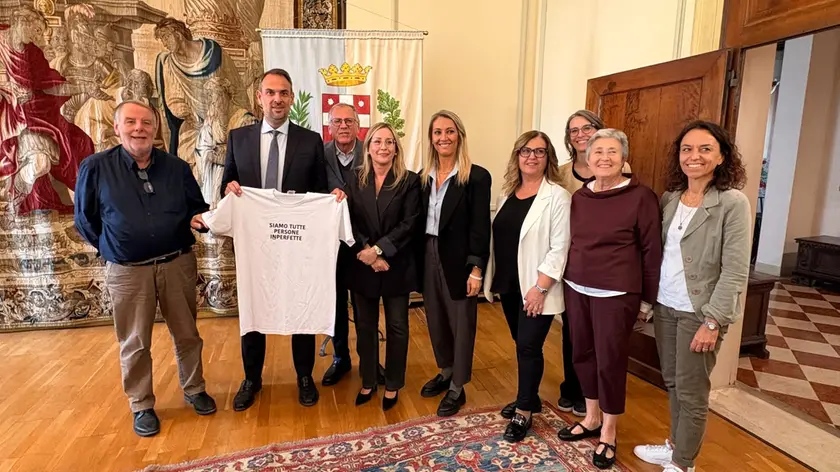 Il sindaco Conte e l’assessore Sernagiotto con i rappresentanti delle istituzioni coinvolte