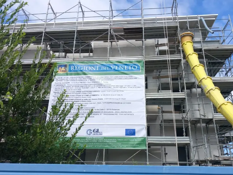 Una ristrutturazione di Ater a Oderzo