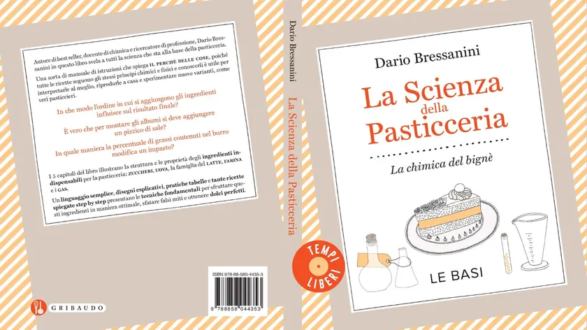 La copertina del libro di Dario Bressanini sulla pasticceria