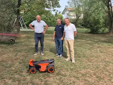 Il rasaerba robotizzato a Trevignano