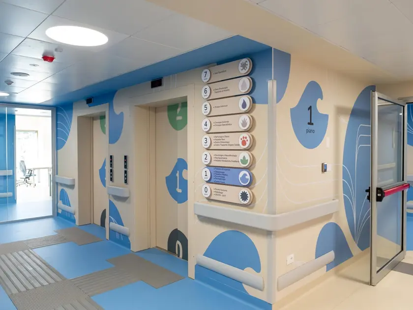 L’interno della nuova pediatria