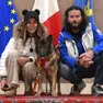 Carlotta Nelli e Marco Chimenti, padroni di Marley (foto Francesco Bruni)