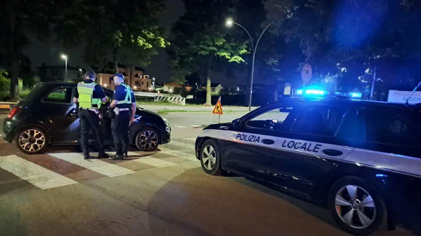 La polizia locale di Treviso