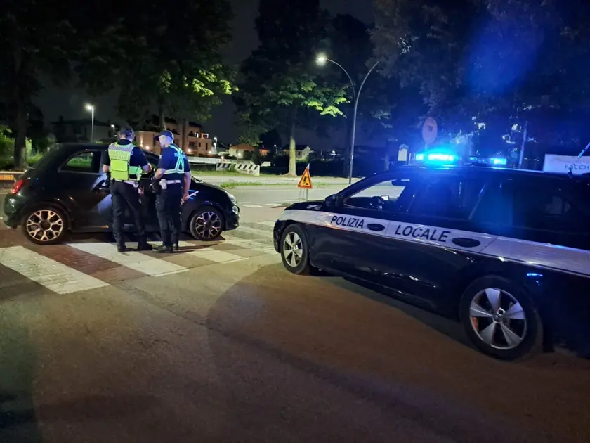 La polizia locale di Treviso