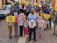 La protesta delle famiglie