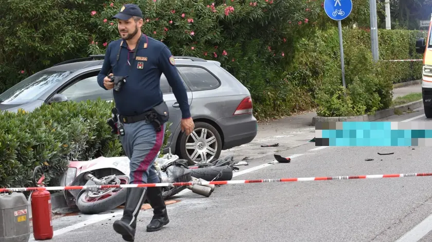 Il luogo della tragedia (Foto Cavicchi)