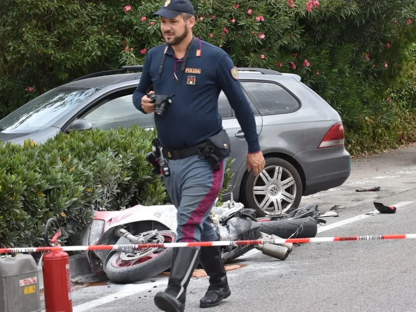Il luogo della tragedia (Foto Cavicchi)