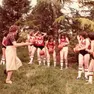Fabiola Lax mentre allenava delle giovani atlete