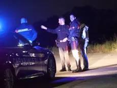 I carabinieri sul luogo dell'incidente