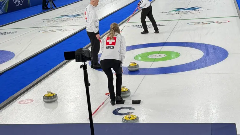 Alcune partite di curling andate in scena durante i Giochi olimpici e paralimpici