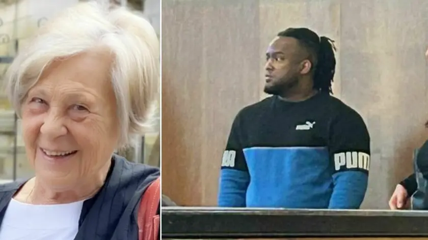 La vittima Margherita Ceschin e Mateo Garcia
