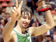 Riccardo Pittis all'epoca in cui giocava con la Benetton Basket