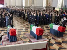 I funerali di Stato del Brigadiere capo Valerio Daprà, del Carabiniere scelto Davide Bernardello e del Luogotenente Marco Piffari