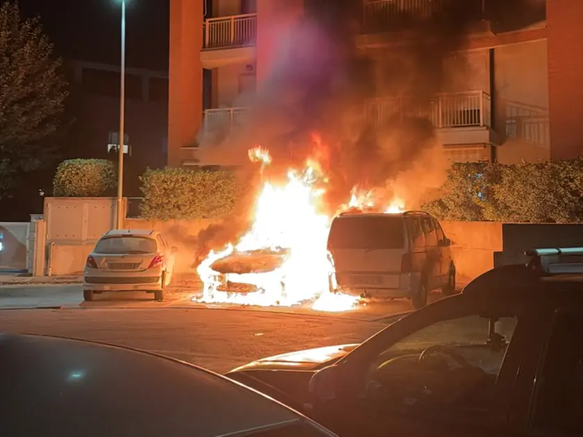 L'incendio a Mogliano Veneto