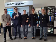 La nuova cabina per le fototessere alla questura di Treviso