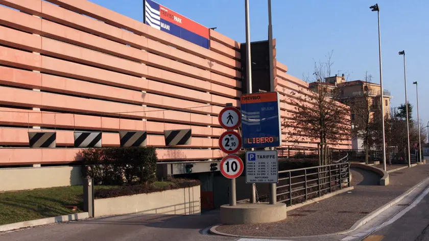 Il parcheggio Miani in via Monterumici