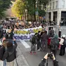 La manifestazione degli studenti a Treviso