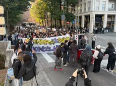 La manifestazione degli studenti a Treviso