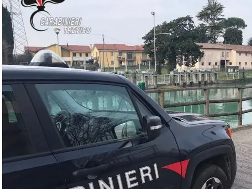 Un intervento dei carabinieri