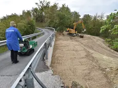 I lavori alla frana delle Perdonanze a Vittorio Veneto